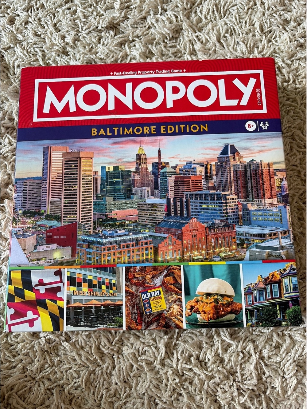Monopoly Baltimore MD Board Game USA City Edition - New not Sealed